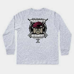 Parachute Regiment - 10th Battalion Kids Long Sleeve T-Shirt